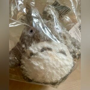New/Sealed - 5.5” Fluffy Big Grey Totoro Plush (Studio Ghibli)